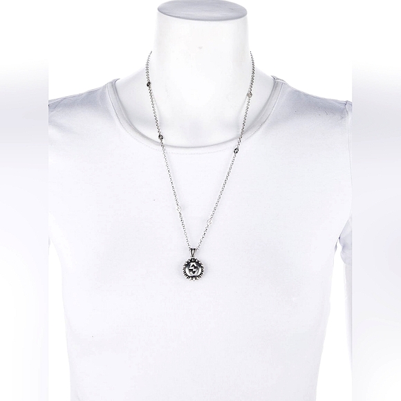 GUCCI INTERLOCKED GUCCI G LOGO EMBELLISHED PENDANT STATION - Picture 2 of 8